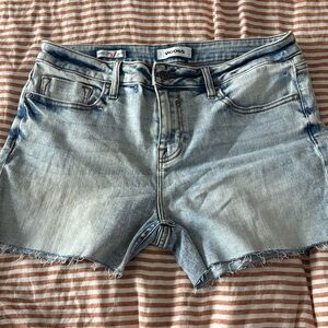 Vigoss Women's Faded Blue Jean Shorts